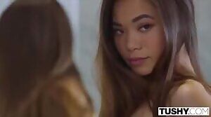 Asian getting her ass fucked