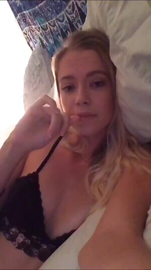 Pretty blonde nip slip