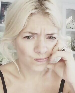 Holly Willoughby is just asking for a face full of warm cum