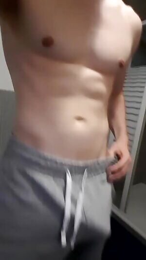After workout shower, here I coe!