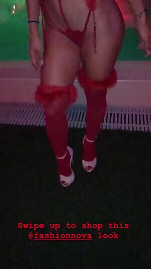 In red