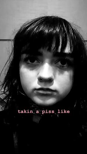 I would gladly let Maisie Williams spray my hard cock with her hot piss while I inhaled the scent of her ripe snatch and sweaty asshole from her freshly soaked panties.