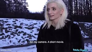 Skinny blonde. Piercing tits. Sex