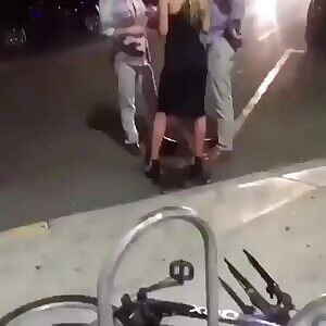 Outside the club