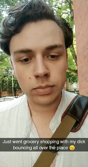 Boner in my short shorts out on the street