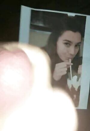 Tributing cute college chick