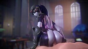 Widowmaker reverse cowgirl
