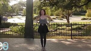 Emma Evins Frees Her Nipples in ATX