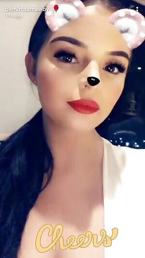 Demi cheers