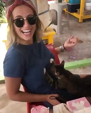 She made a friend