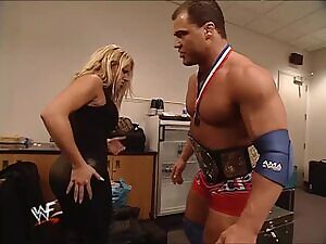 Trish Can't Stop Rubbing Her Ass