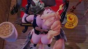 Rachel & Ryu Hayabusa animation