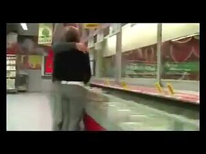 Shopping for something good in the meat department