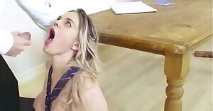 Carly Rae Summers takes a fat load