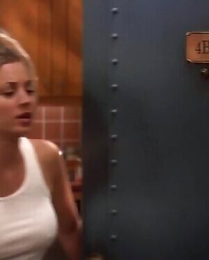 Do you think Kaley Cuoco ever tickles her twat to the fact that millions of horny losers can watch her sluttiest scenes and stroke their little pricks to her hard nipples whenever they like? She probably squirts her sheets just knowing that we all want to grope, lick, suck, and fuck her famous tits.