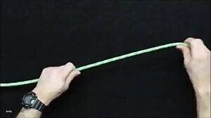 How to carry a human with just one piece of rope!