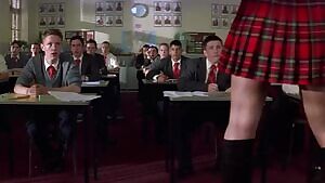 I want to bend Elizabeth Hurley over one of those desks and destroy her