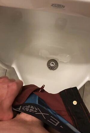 My big cock in public