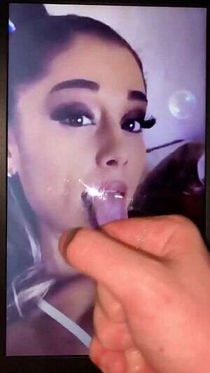 Ariana being the perfect little cum target that she is