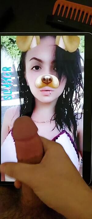 Love jerking to a pretty face