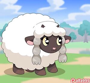 Wooloo shearing - Animated