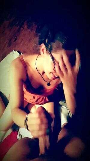 Blow job, hand job and facial