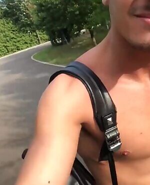 my risky morning walk :)