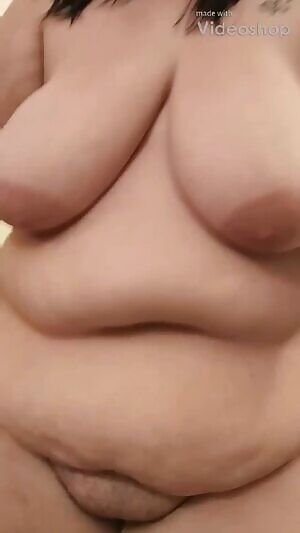 It's Titty Tuesday! Watch my tits & rolls bounce when I jump & jiggle