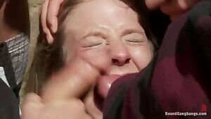 Abused by four dicks