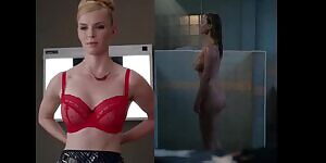 Betty Gilpin showing her big tits and ass