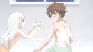 Eating cake in the bath