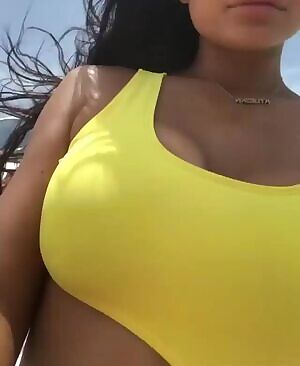 Sexy swimsuit on vacation