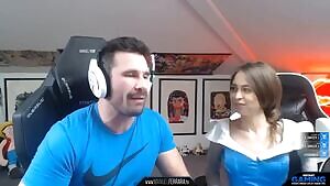 Riley Reid getting told off on Manuel Ferrara's twitch stream