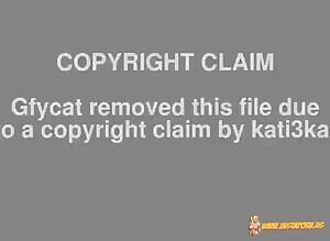 Then she just looks at the screen