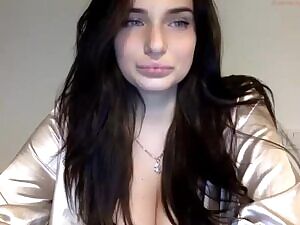 KissNastya shows her big boobs