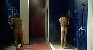 Two boys Showering