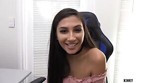 Gianna Dior proving she isn't wearing any panties