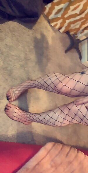 Taking my new fishnets out for a test run