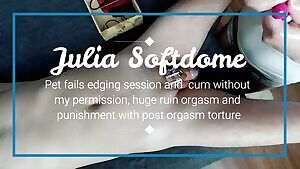 you are very very bad... he cums too soon and punished by POT - Julia Softdome PH
