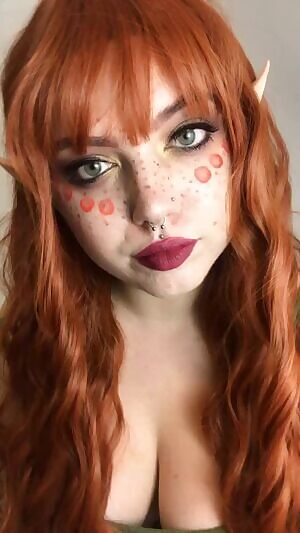 Redhead elf ahegao