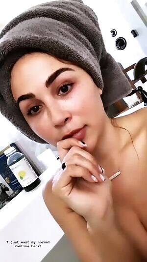 In the bath