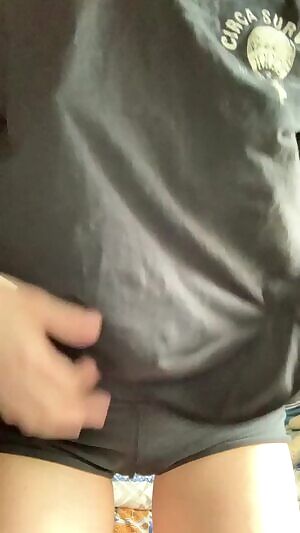 Petite girl reveals her outstanding body