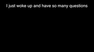 I hope I'm not dreaming