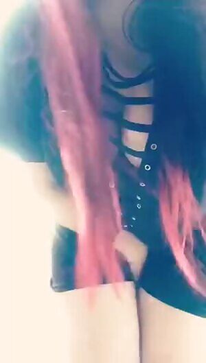 spraying pee on her balcony