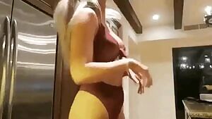 Alyssa Violet is that daughter’s friend who “accidentally” sends you a video showing off her ass