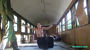 Brutal whipping.