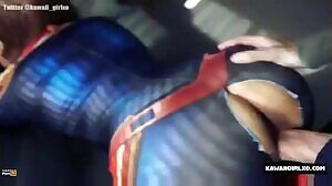 Captain Marvel Draining Your Balls!