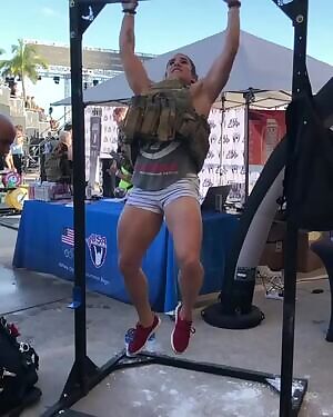 17 pull-ups with an 18lbs vest