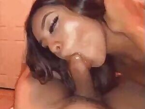 She can deepthroat no problem.