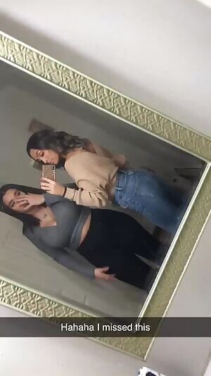 Embarrassing her busty friend